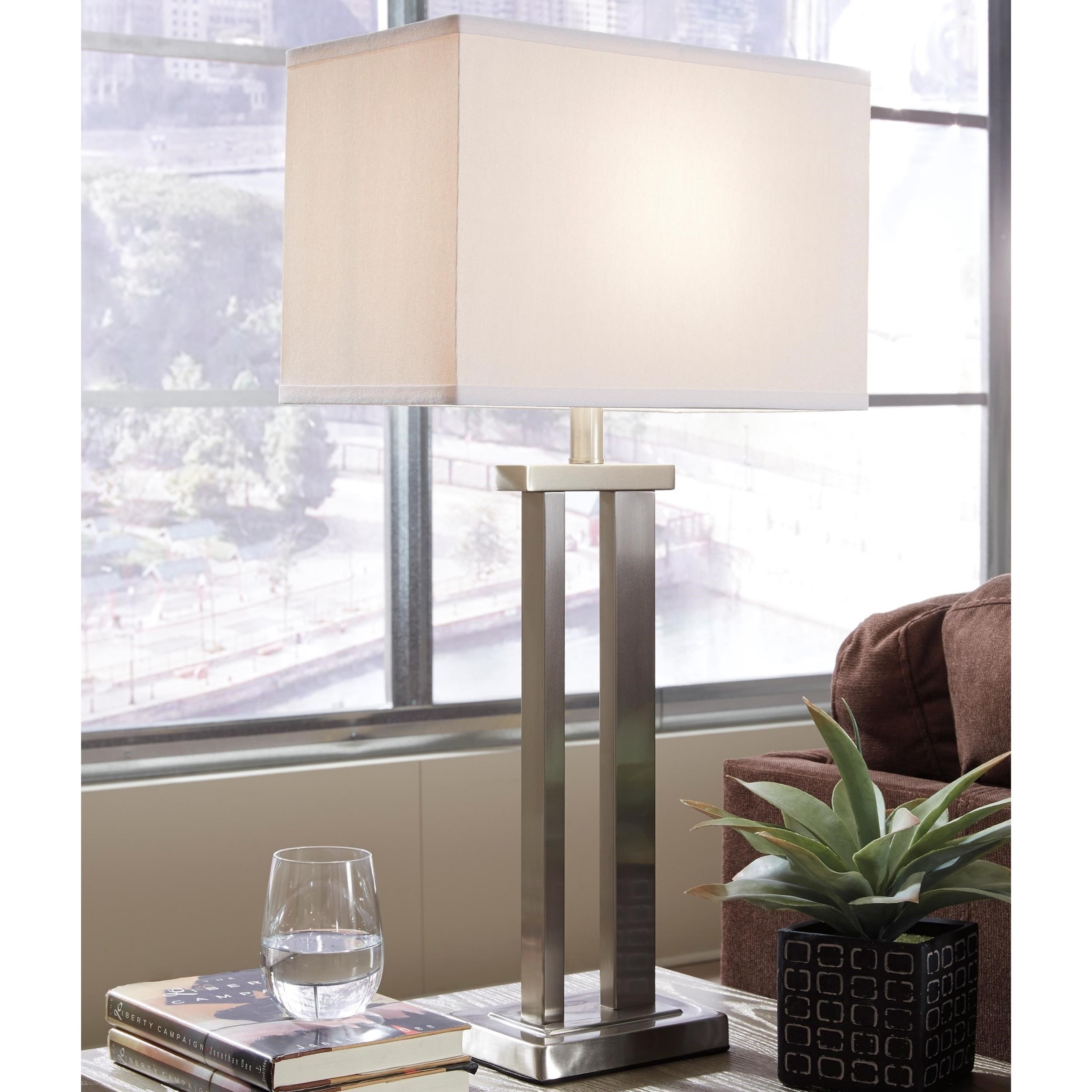 Metal table store lamps contemporary